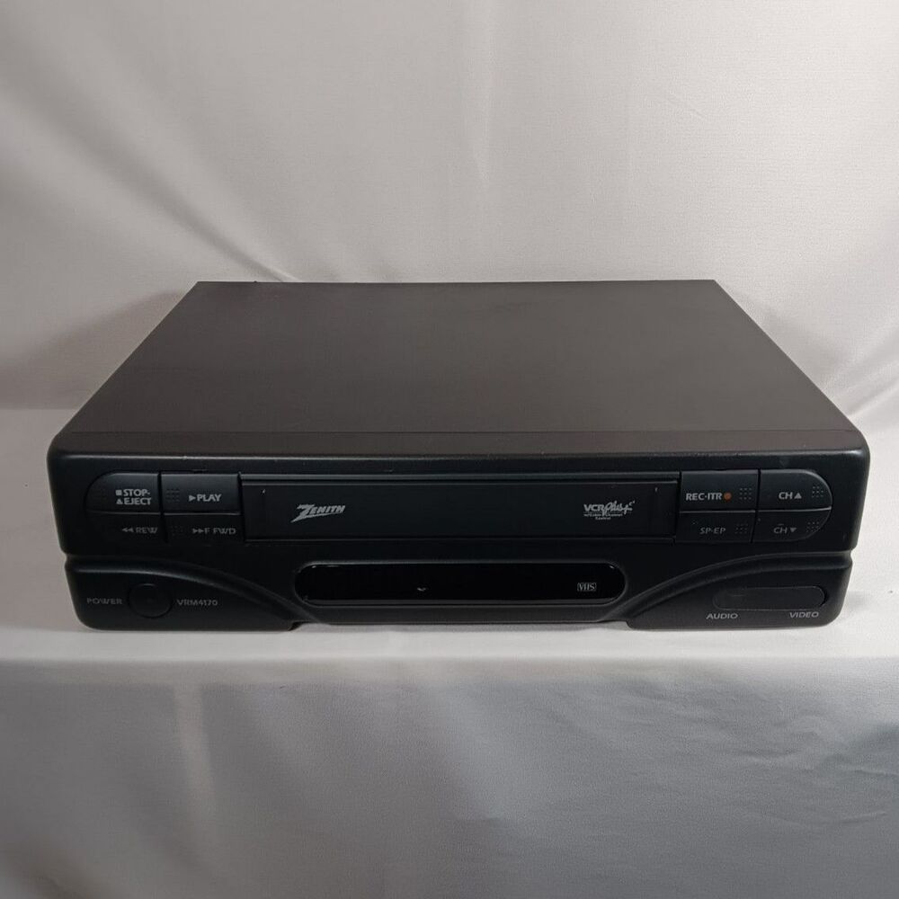 Zenith VRM4170 VHS VCR Video Cassette Recorder 4 Head Hi-Fi Tested No Remote